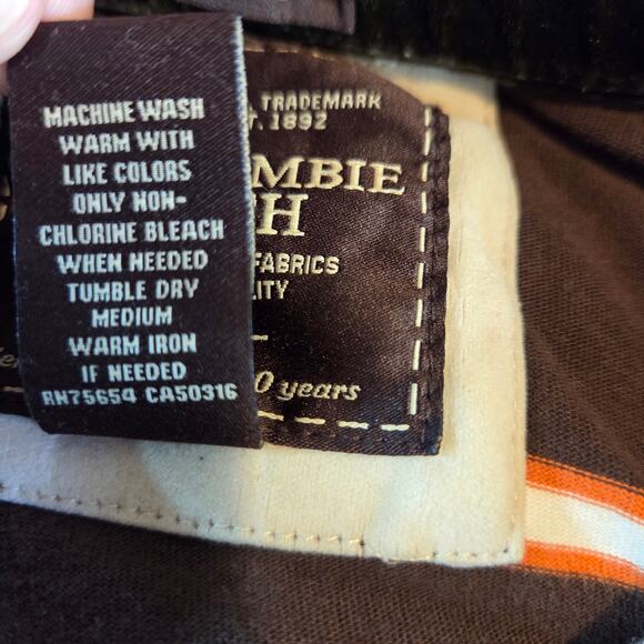 Abercrombie & Fitch Brown Striped Long Sleeve Polo Shirt XL Muscle Fit - Picture 4 of 13